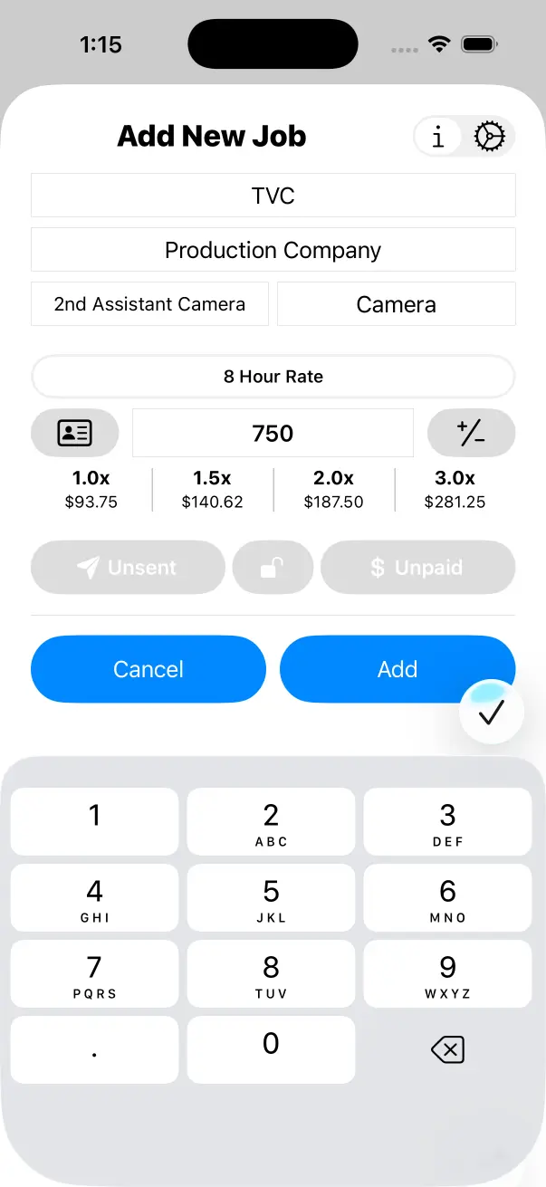 Modify Role, Department or Rate If Required