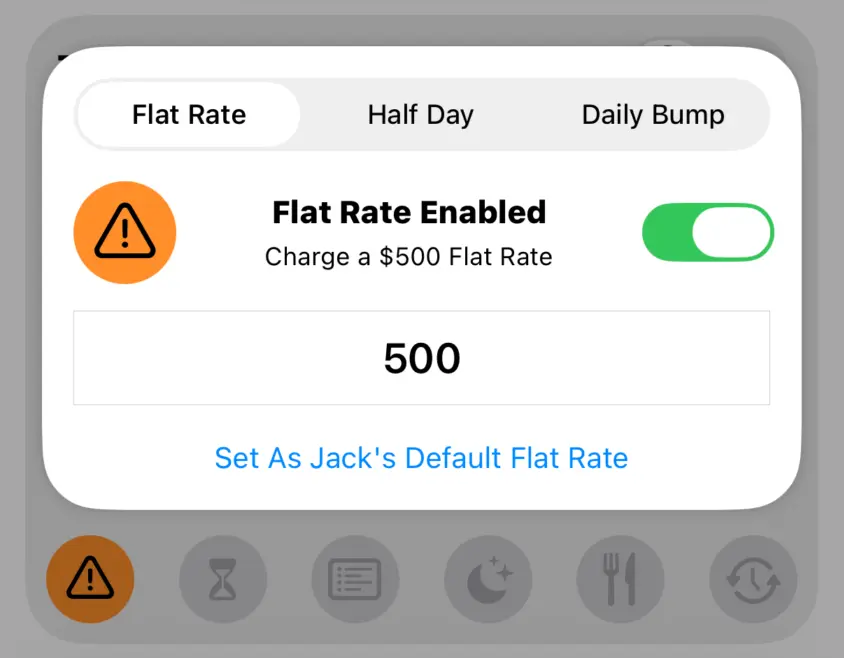 Flat Rate Enabled