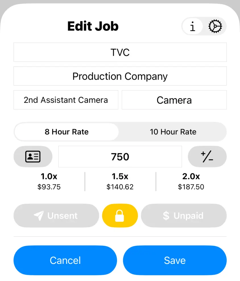 Lock Job from Edit Jobs